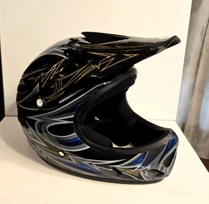 Bell Exodus T-40 Tribal Adult Motorcross 1040g. Size Large 56-59cm Helmet - Nice - Foto 1 di 14