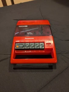 Panasonic RQ44a Red Portable Cassette Tap Player Recorder - Works! - Picture 1 of 7