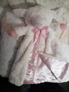Lammförmige Sicherheitsdecke weiß Plüsch Baby Gund Huggybuddy Winky Schaf Lovey - Bild 1 von 8
