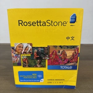 Rosetta Stone TOTALe Chinese Mandarin Level 1,2,3,4,&5 COMPLETE New Sealed - Afbeelding 1 van 9