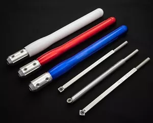 Acryl/Harz Paket mit 3 Hartmetall Drehwerkzeugen - mittlere Größe (9" Werkzeuge mit 12" H - Bild 1 von 5
