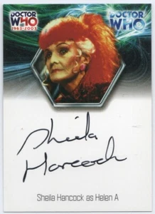 SHEILA HANCOCK AS HELEN Eine Autogramm Sammelkarte WA14 - DOCTOR WHO 40. 1963-2003 - Bild 1 von 2