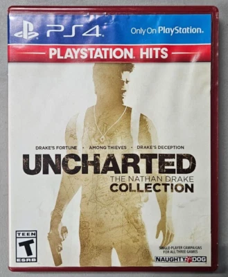 Uncharted: The Nathan Drake Collection Hits- Sony PlayStation, PS4 - Very Good! - Image 1 of 3