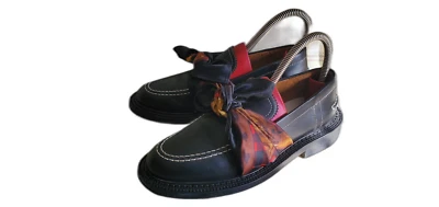 MAISON MARGIELA Classic Black Slip On Flats Loafers Size 35 EU/5 US - Image 1 of 4