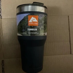 Ozark Trail Double-wall Vacuum-sealed Stainless Steel Tumbler Gray, 30 oz - Bild 1 von 3