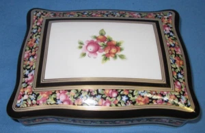 Portatarjetas de juego Wedgwood Bone China Clio patrón con tarjetas - Imagen 1 de 6