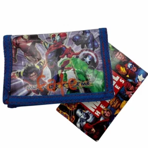 Marvel Spider-Man Captain America Ironman Hulk dreifach faltbare Geldbörse - Bild 1 von 2