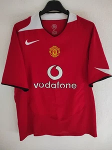 MANCHESTER UNITED 2004-2005 Vodafone camiseta shirt trikot maillot maglia L - Picture 1 of 6