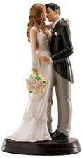 Wedding Cake Topper Bride and Groom Novelty Figurine Mr & Mrs Decoration