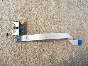 HP Pavilion 15-R 15.6" LS-A993P Dual USB Port Board + Cable + Screw *GRADE A* - Picture 1 of 2