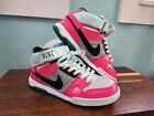 Size 9 - Nike Air Mogan Mid 2 pink and teal