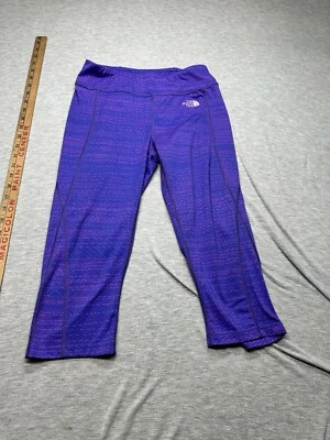 North Face Mujer FlashDry Leggings Pantalones Cortos Capri Talla M Púrpura Rosa Foto 1 de 4