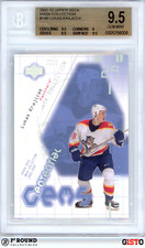 POP 1 Lukas Krajicek RC BGS 9.5: 2001-02 Upper Deck Mask Coll Rookie Gisto /1500