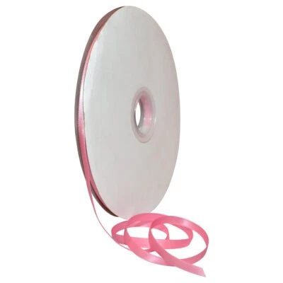 08806/00-155 Cinta satinada doble cara 1/4" X 100 YD cinta rosa geranio para... Foto 1 de 4