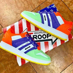 Zapatillas bajas para hombre Troop Ice Lamb naranja | púrpura | verde | blancas nuevas con etiquetas - Imagen 1 de 6