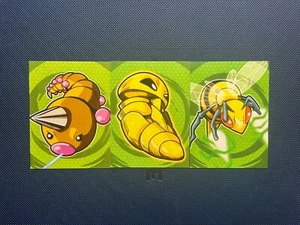 Pokemon Attacks Set Peru Sticker Weedle Kakuna Beedrill Set - Picture 1 of 1