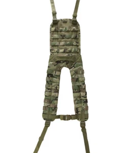 Molle Battle Yoke 4-Point For Webbing Military Army Outdoors BlackMTP K - Picture 1 of 2