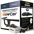 Produktbild - Anhängerkupplung starr für BMW 5er Touring (Kombi) +E-Satz (AHK+ES) kpl. NEU ABE