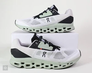 On Cloudstratus Gray Light Green Black Running Shoes Men's Size 12.5 (39.99212) - Picture 1 of 7