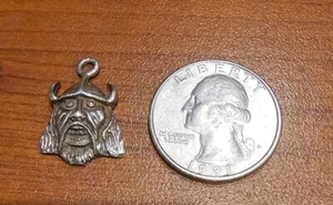 Colgante de plata de ley, hombre vikingo - Imagen 1 de 2