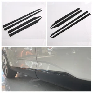 4 piezas Borde de moldeo de carrocería de puerta lateral negra brillante para Nissan Qashqai 2023-2024 - Imagen 1 de 3