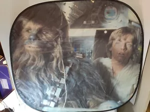 Star Wars Millennium Falcon 2-Piece Magic Spring Windshield Sun Shade - Picture 1 of 8