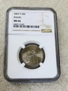 2007-D Idaho State Quarter NGC MS64 - Picture 1 of 4