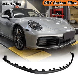 Fit For Porsche 911 992 Carrera GT3 2022-24 DRY CARBON Front Bumper Lip Spoiler - Picture 1 of 10