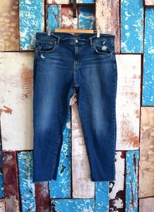 Damen Gap Mid Rise Girlfriend Jeans GR 34/18 Medium Wash - Bild 1 von 11