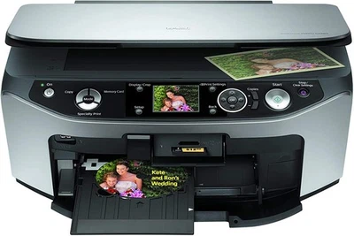 Epson Stylus Photo RX595 All-in-One Printer (C11C693201) CD, Photo Printer NEW - Image 1 of 3