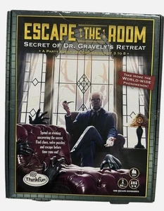 New ThinkFun Escape the Room Secret of Dr. Gravely's Retreat Board Game|2d - Picture 1 of 3