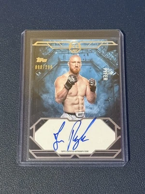 Joe Pyfer 2025 Topps Knockout autógrafo/299 UFC tarjeta automática firmada Ko Fighter   Foto 1 de 2