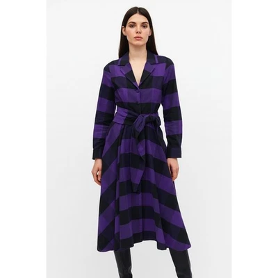 Винтажное платье J Peterman 6 клетчатое фланелевое с поясом в клетку с буйволом - Изображение 1 из 4