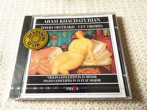Oistrakh, Oborin - Khachaturian : Violin & Piano Concertos - CD Praga NEW - Picture 1 of 2