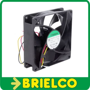 VENTILADOR TERMOPLASTICO 24VDC 2.09W 92X92X25MM 3000 ROTAC/MIN 3 CABLES BD11754 - Zdjęcie 1 z 2