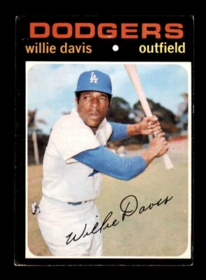 1971 Topps Baseball #585 Willie Davis VG/EX - Image 1 of 2