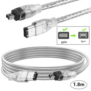 Fast Speed IEEE1394 4-poliges zu 6-poliges Konverterkabel benötigt keine externe Stromversorgung - Bild 1 von 7