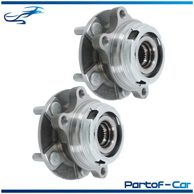 Par de bujes de cojinete de rueda delantera AWD para INFINITI Q50 Q60 Q70 G37 QX50 QX70 M35 M37 Foto 1 de 4