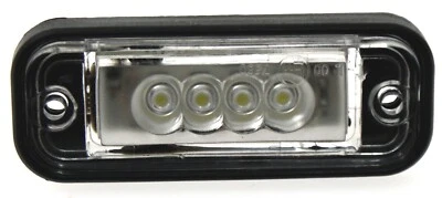 LED Kennzeichenleuchte Nummerschildbeleuchtung (83x33x39/ 24V/ 4xLED) - Bild 1 von 2