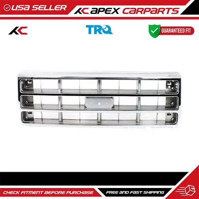 New Front Grille For 1987-1988 Ford F-150 F-250 Bronco F-Super FO1200129 - Imagem 1 de 4