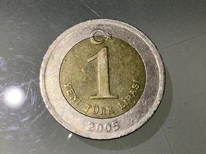 Turkey Turkiye 1 Lira 2005 Circulated - Picture 1 of 2