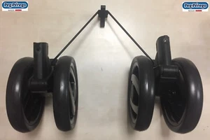 Roues Arrière C / Frein Bloc Poussette Pliko Compact Peg Perego - Photo 1/2