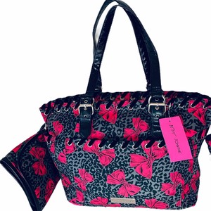 betsey johnson floral diaper bag backpack