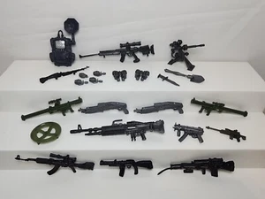 Lot of 23 Chap Mei GI Joe Lanard Military Action Figure Weapons Accessories  - Picture 1 of 11