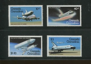 Juego de estampillas de franqueo de las Granadinas 1981 #460-463 como nuevas nunca bisagras en muy buen estado de la NASA - Imagen 1 de 1