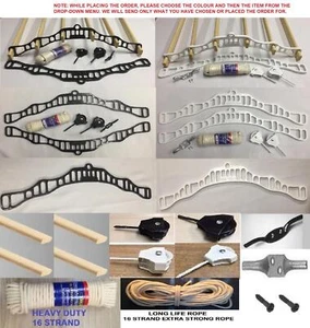 Pulley Clothes Airer Ceiling Maid Victorian Laundry Rack Maiden Kitchen Dryer - Picture 1 of 12