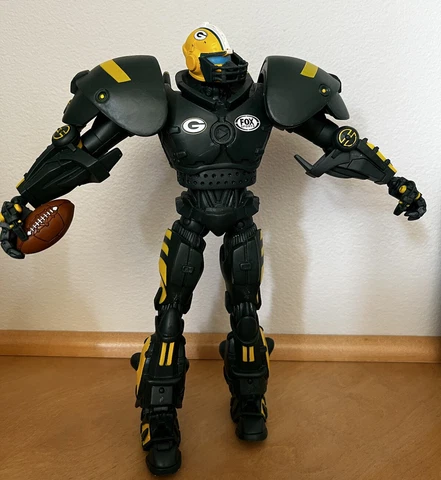 Green Bay Packers Fox Sports Robot Team Cleatus Action Figure Toy 2009 No Box Cover