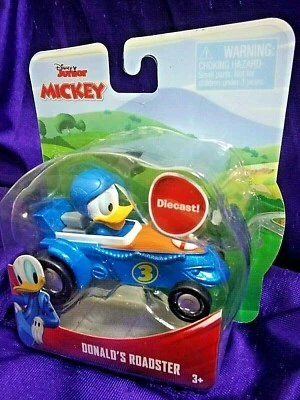 2019 Disney Junior Mickey Donald's Roadster Die-Cast Ages 3 & Up Just Play Toys