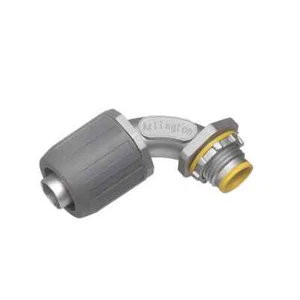 1 in. 90° Liquid-Tight Push-On Connector Type "B" only LT9010A-1 zinc - Picture 1 of 2
