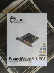 SIIG SOUNDWAVE 5.1 PCI DIGITAL SURROUNDSOUND CARD (FACTORY SEALED)